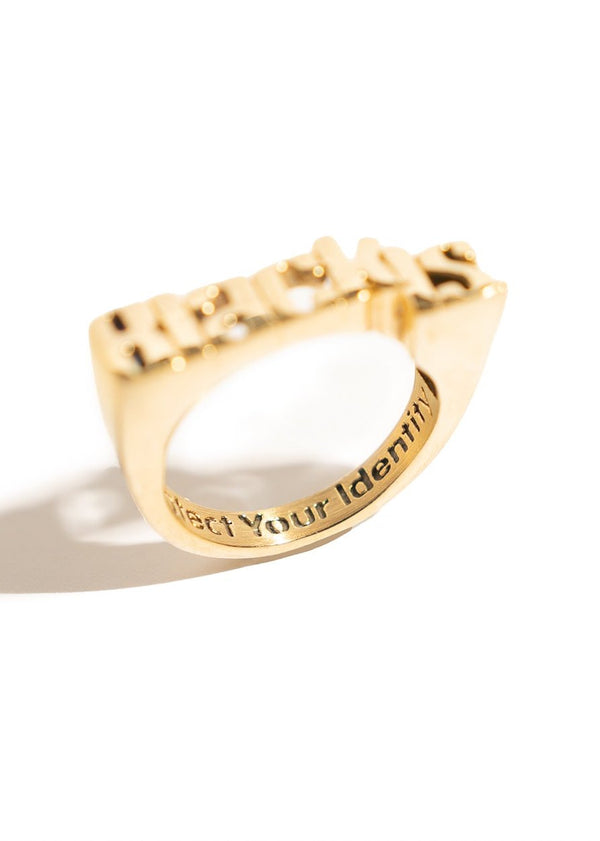 Black Is. Signature Ring (EXCLUSIVE PRE-ORDER)